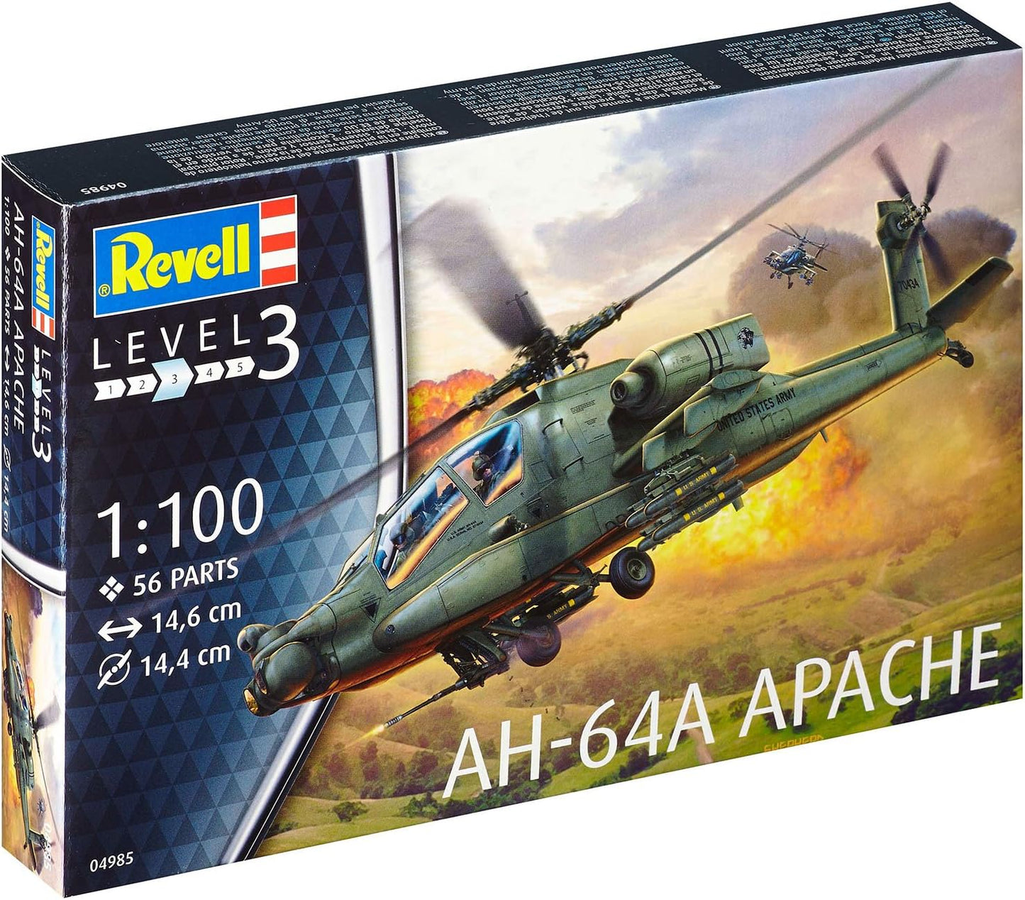 1/00 Revell - AH-64A Apache