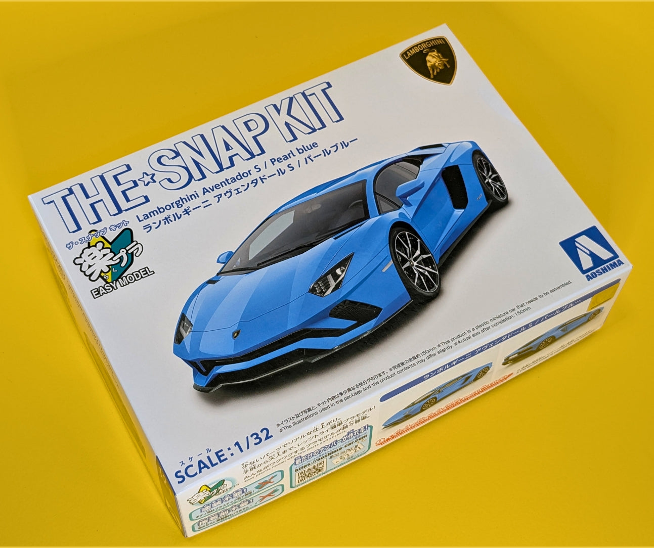 1/32 Aoshima - Snap Kit Lamborghini Aventador Pearl Blue