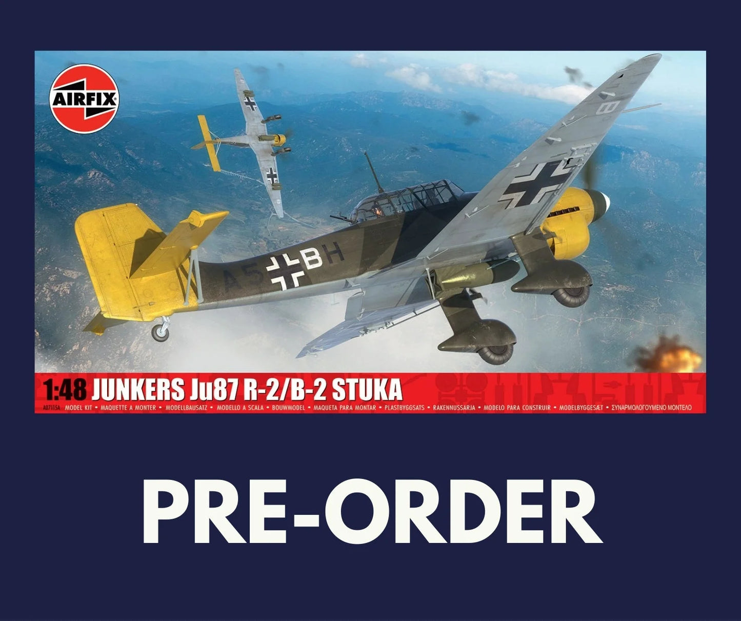 1/48 Airfix - Junkers Ju87 R-2/B-2 Stuka (PRE-ORDER) - Product Image