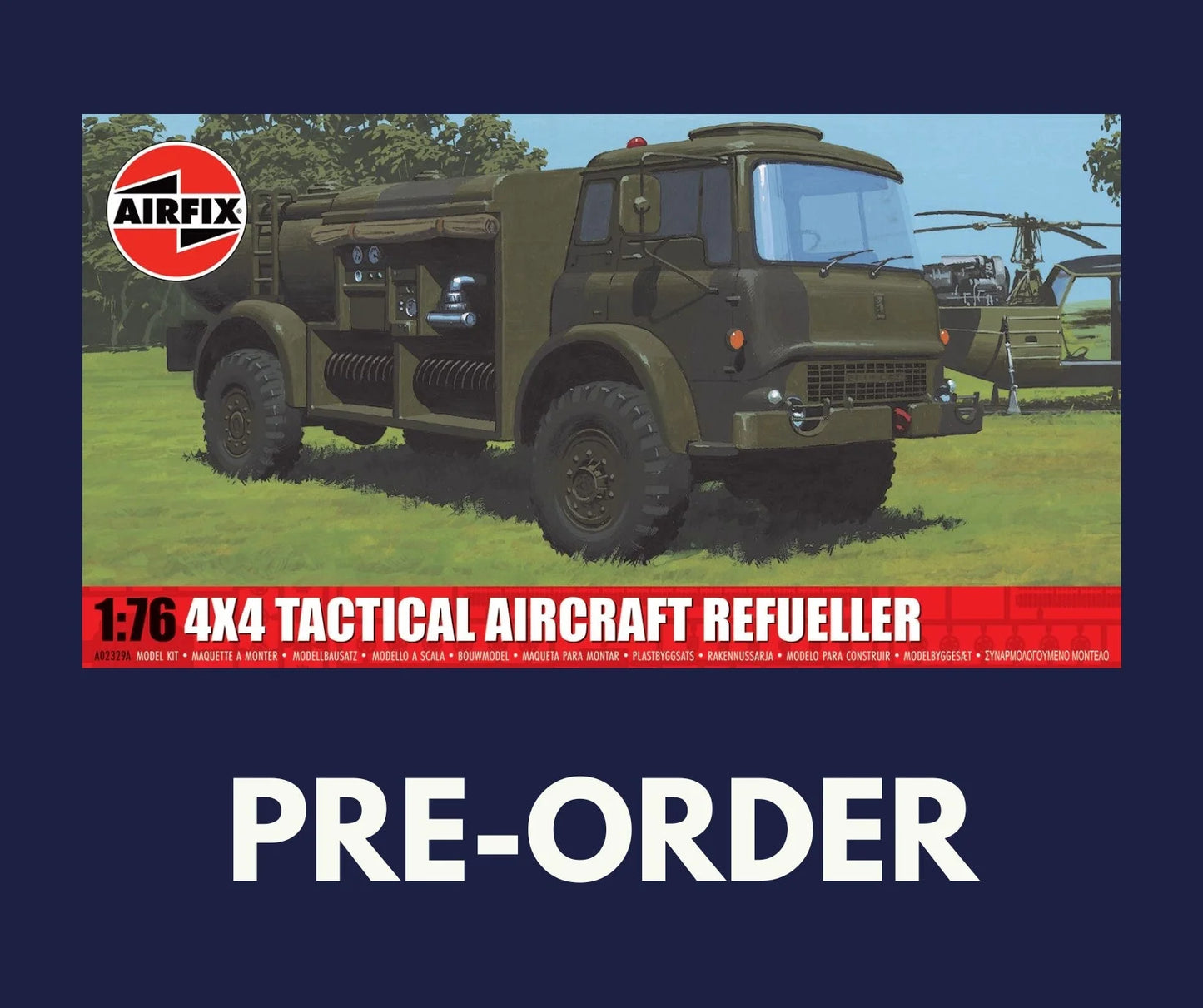 1/72 Airfix - 4x4 Tactical Aircraft Refueller A02329A (PRE-ORDER) - Product Image