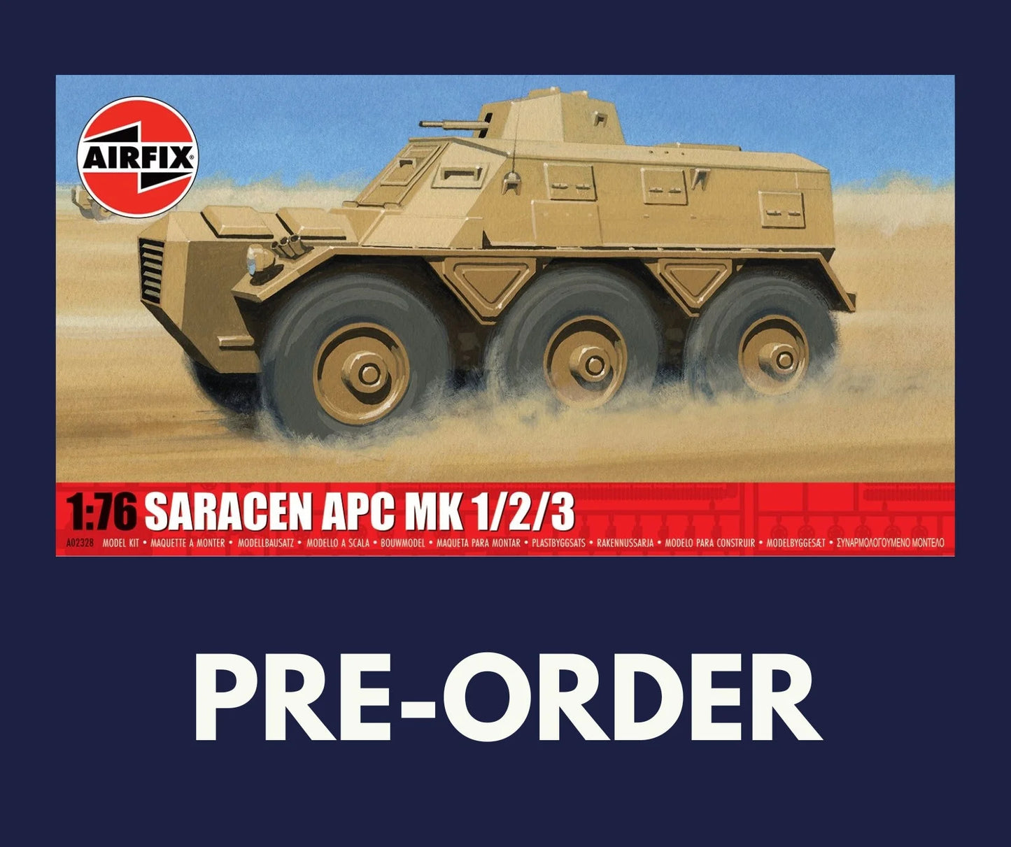 1/72 Airfix - Saracen APC Mk 1/2/3 A02328 (PRE-ORDER) - Product Image