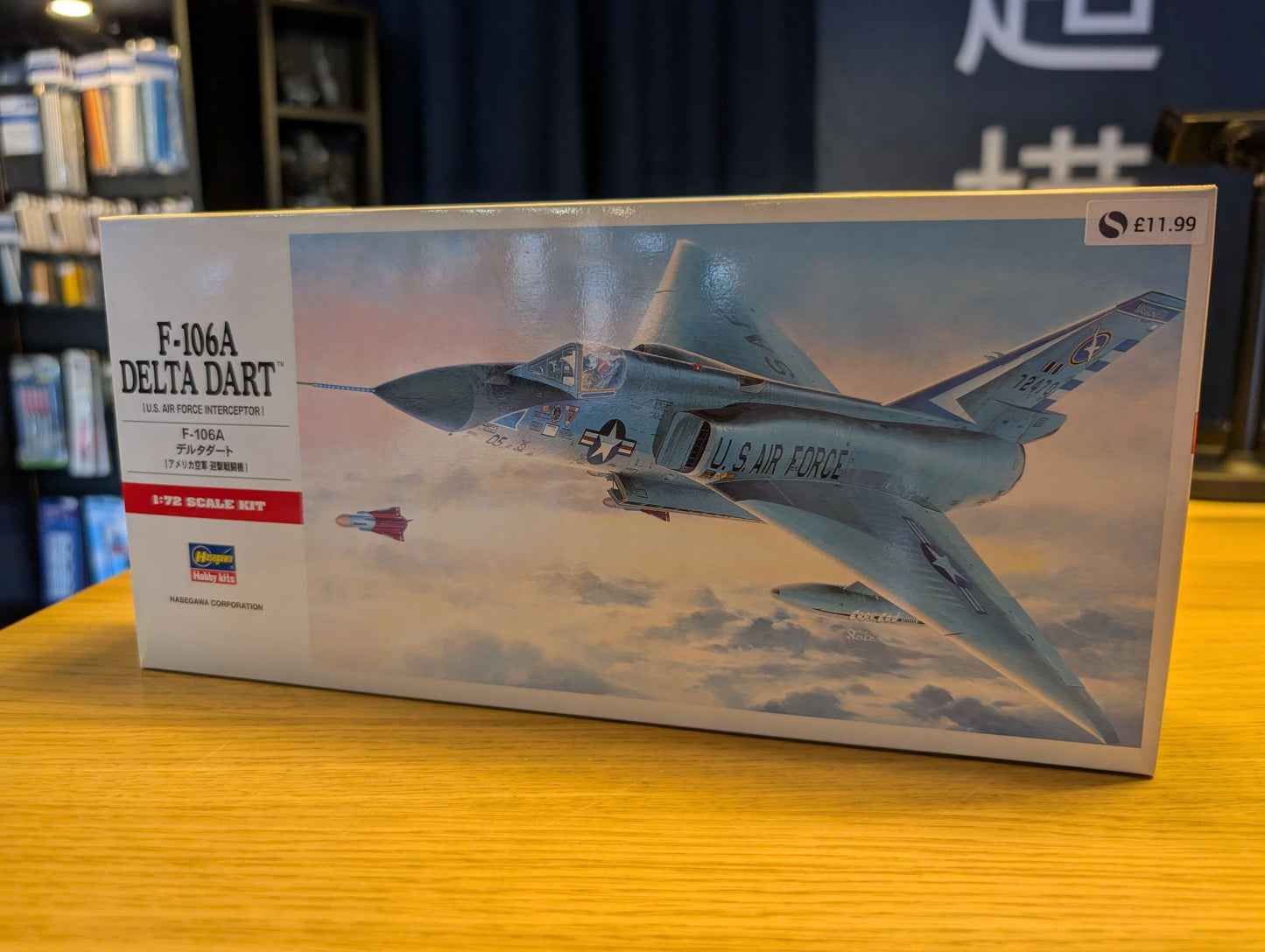 1/72 Hasegawa - F-106A Delta Dart (U.S. Air Force Interceptor) - Product Image