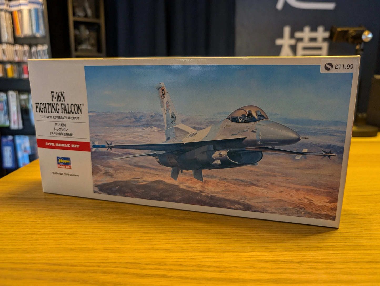 1/72 Hasegawa - F-16N Fighting Falcon (U.S. Navy Adversary Aircraft) - Product Image