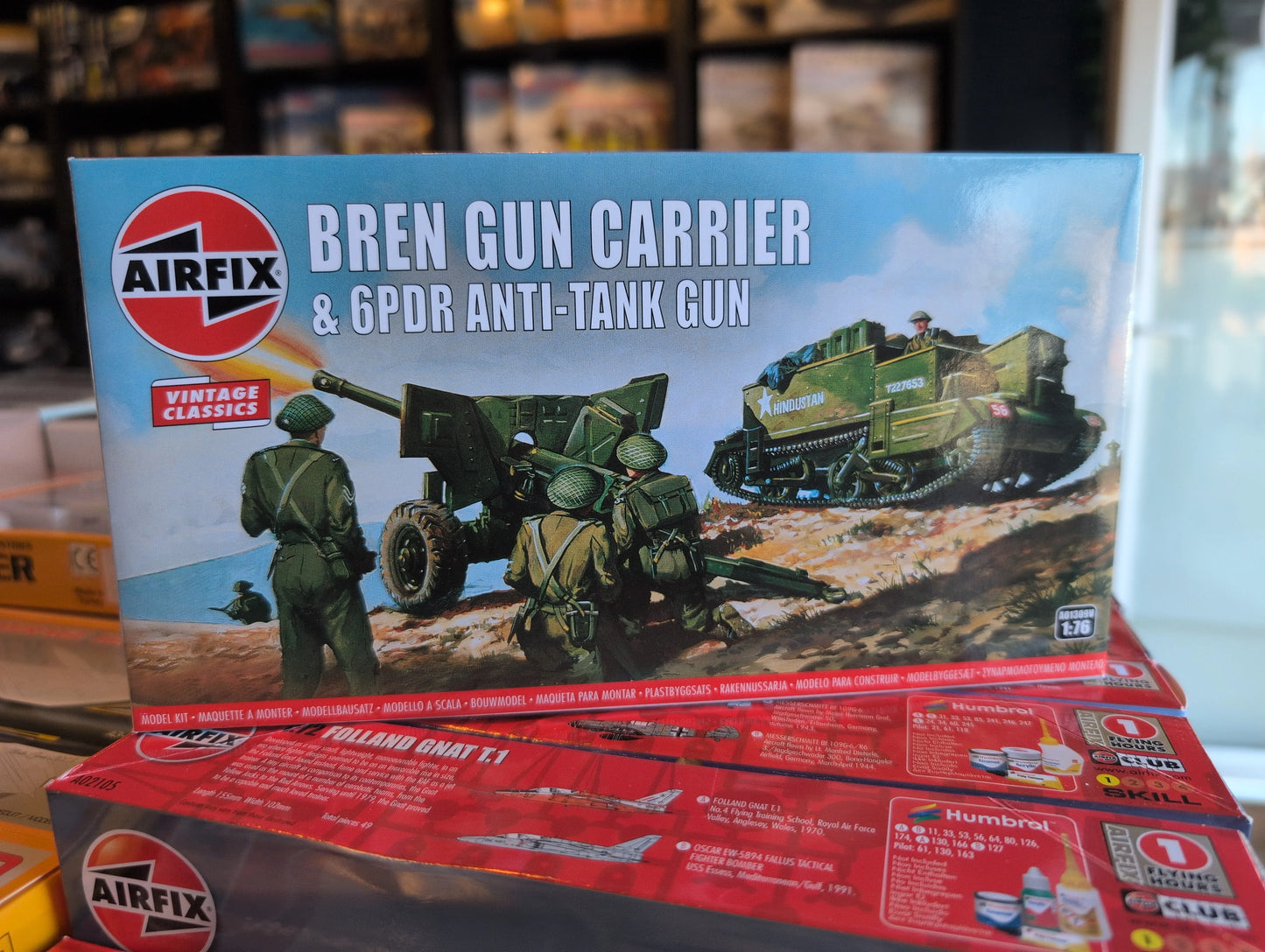 1/76 Airfix - Bren Gun Carrier & 6PDR Anti-Tank Gun - Product Image