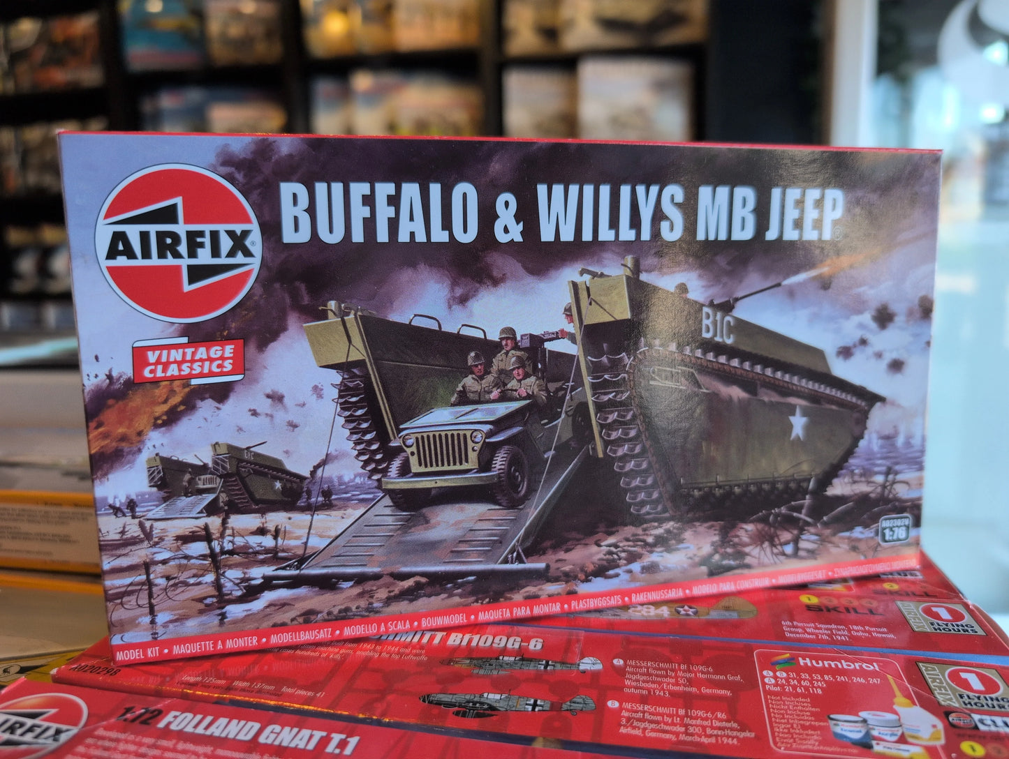 1/76 Airfix - Buffalo & Jeep Willys MB Jeep - Product Image