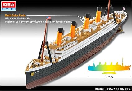 1:1000 Academy - R.M.S Titanic MCP Version
