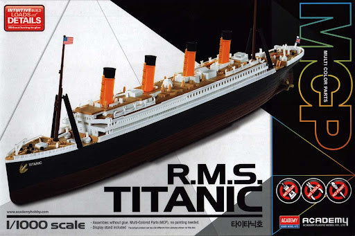 1:1000 Academy - R.M.S Titanic MCP Version