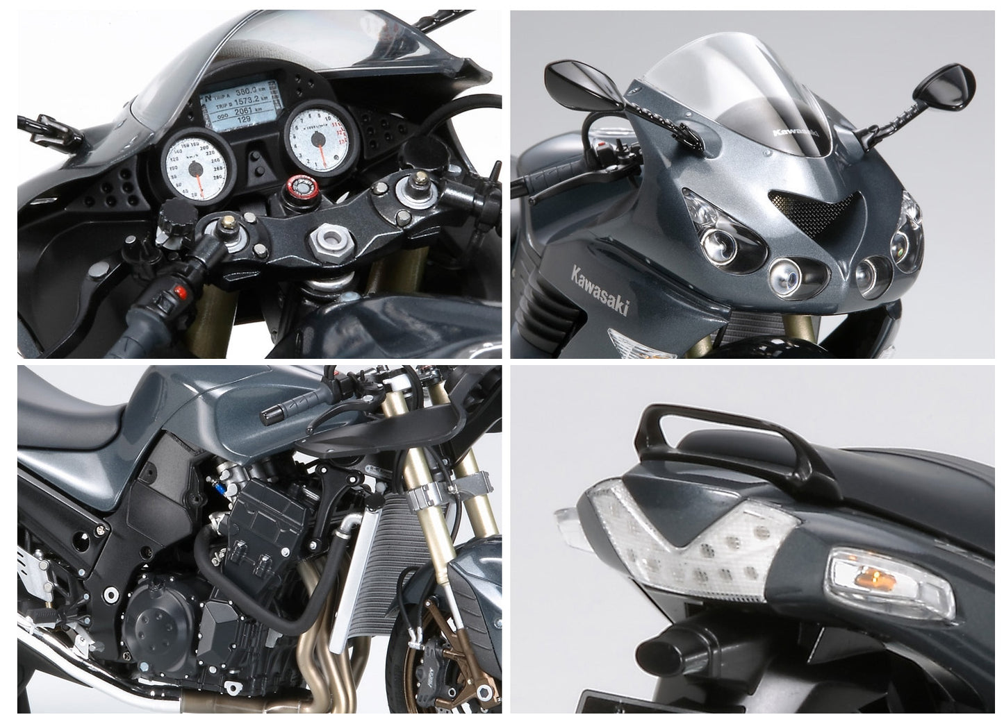 Tamiya 1/12 Bikes - Kawasaki ZZR1400 - 14111