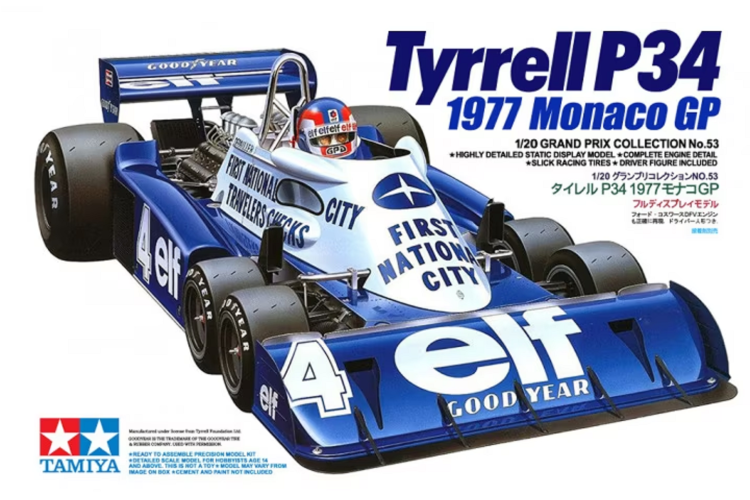 Tamiya 1/20 Cars - Tyrrell P34 Monaco 1977 - 20053