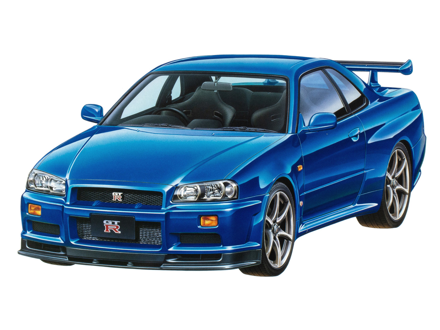 Tamiya 1/24 Cars - Nissan Skyline GT-R V-Spec R34 - 24210