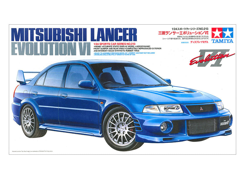 Tamiya 1/24 Cars - Mitsubishi Lancer Evolution VI - 24213