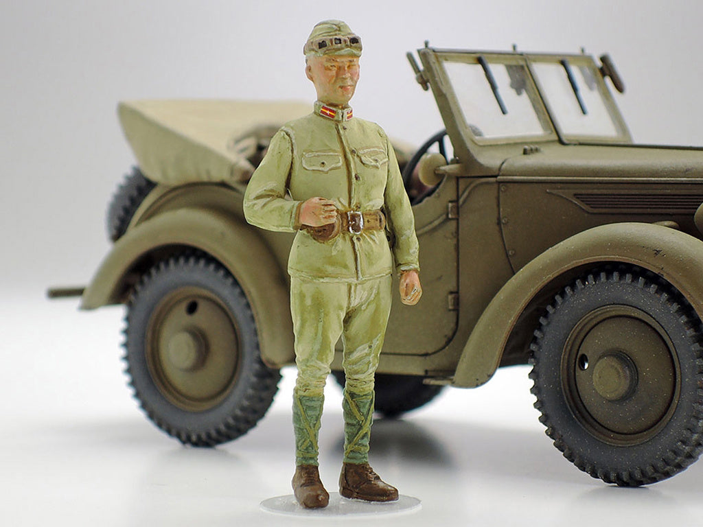 Tamiya 1/48 Aircraft - 1/48 Kawasaki Ki-61-Id Hein Aircraft & 4x4 Kurogane Vehicle Set - 25203