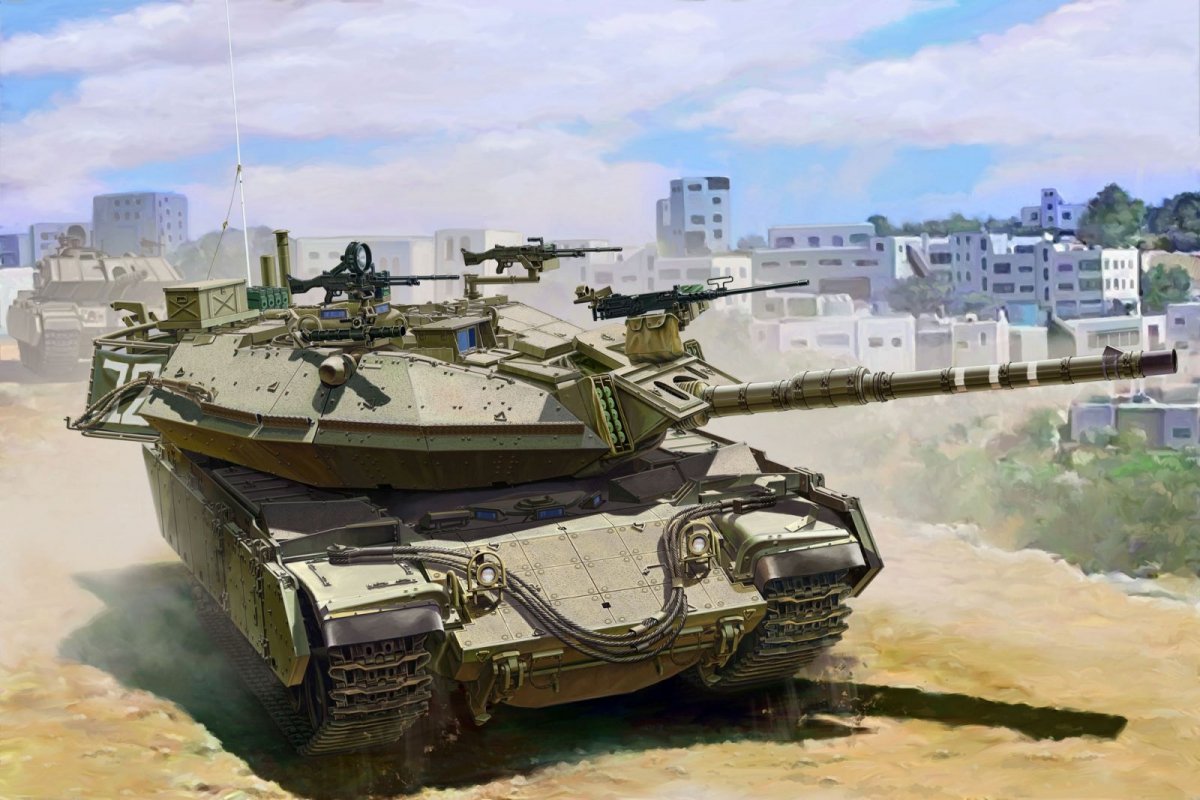 Meng 1/35 Israeli Magach 6B Gal Batash model kit TS-040, image 5