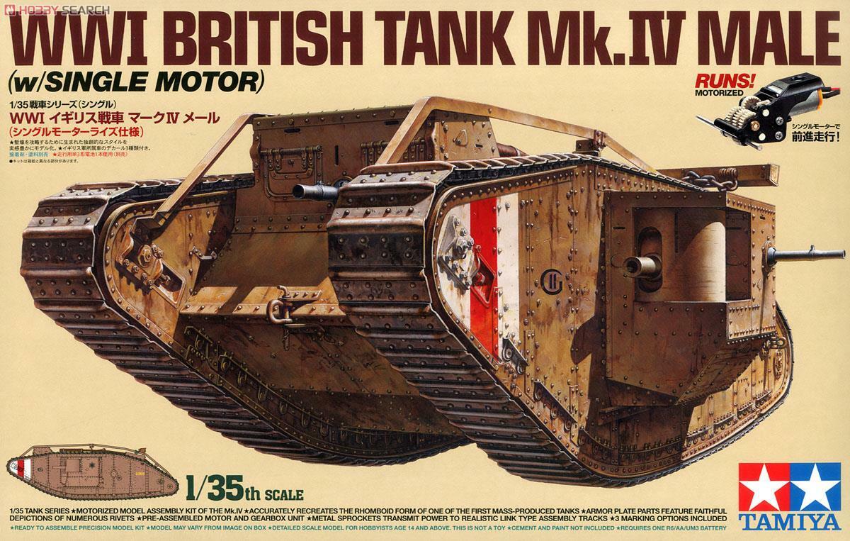 1/35 Tamiya - British WW1 Mk.IV Male Tank