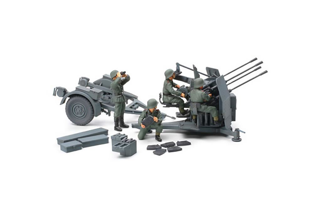 Tamiya 1/48 Military - German 20Mm Flak Vierling 38 - 32554