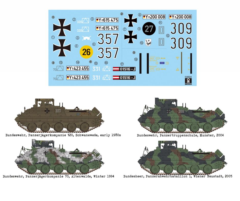 1/35 Das Werk - Raketenjagdpanzer Jaguar 1 (2 in 1)