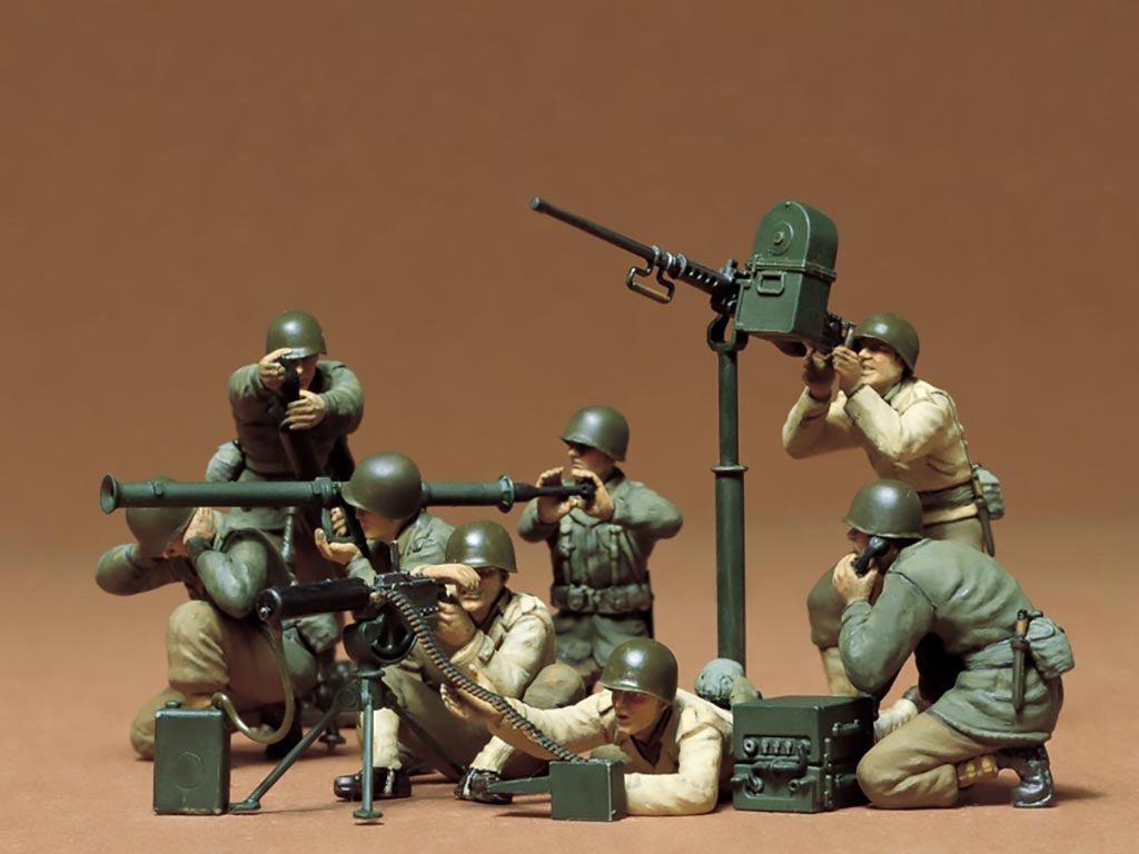 1/35 Tamiya - U.S. Gun & Mortar Team Set