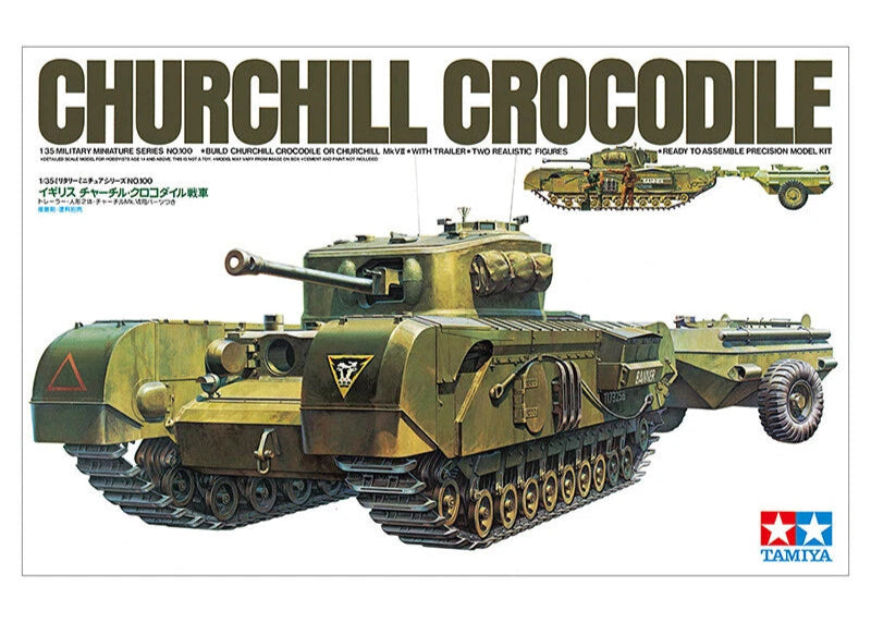 1/35 Tamiya - British Churchill Crocodile / Churchill Mk.VII w/trailer