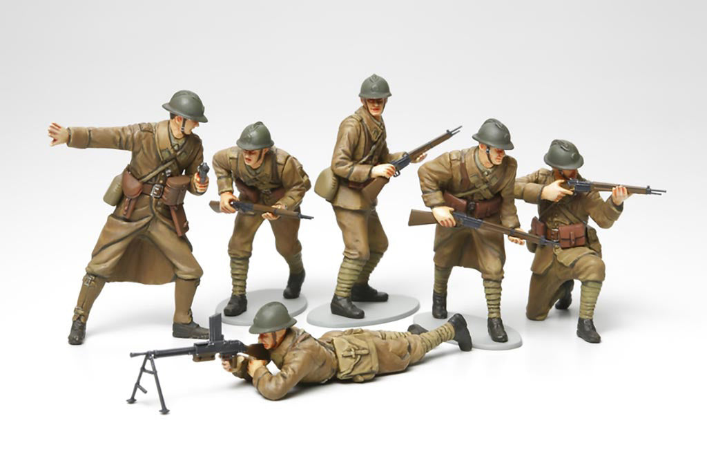 Tamiya 1/35 Military - WWII French Infantry Set - 35288