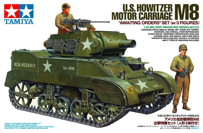 1/35 Tamiya - U.S. M8 Howitzer Motor Carriage "Awaiting Orders" Set