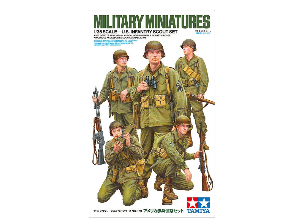 Tamiya 1/35 Military - 1/35 U.S. Infantry Scout Set - 35379