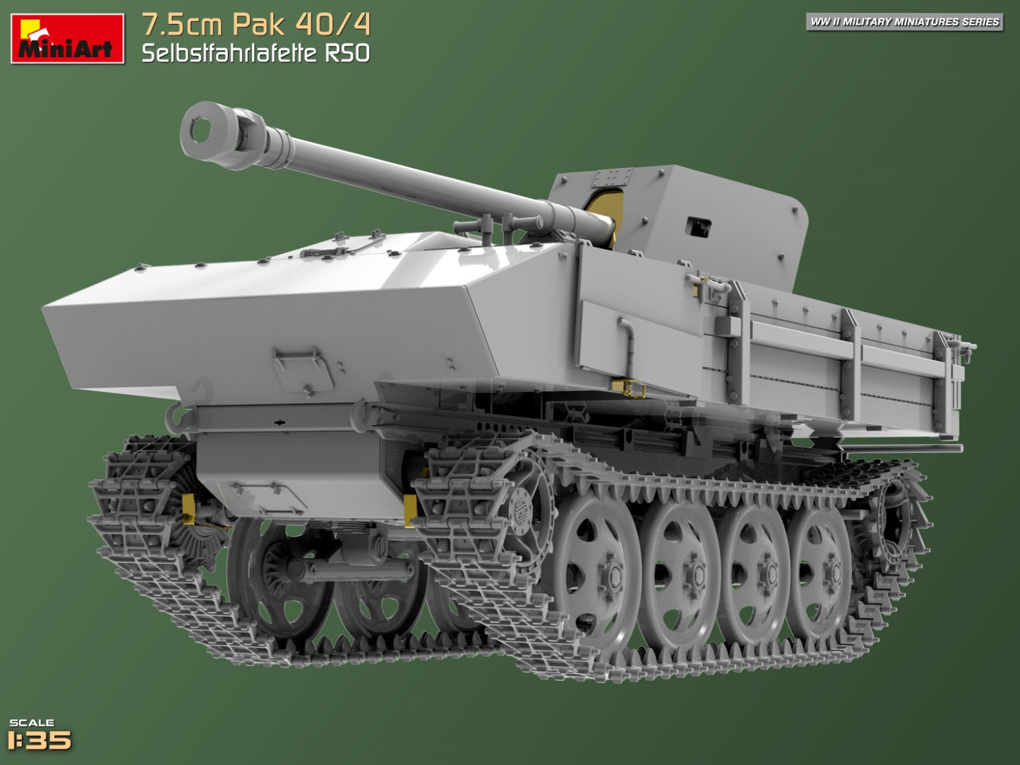 1/35 MiniArt - 7.5cm PaK 40/4 Selbstfahrlafette RSO (PRE-ORDER SPRING/SUMMER 2025)