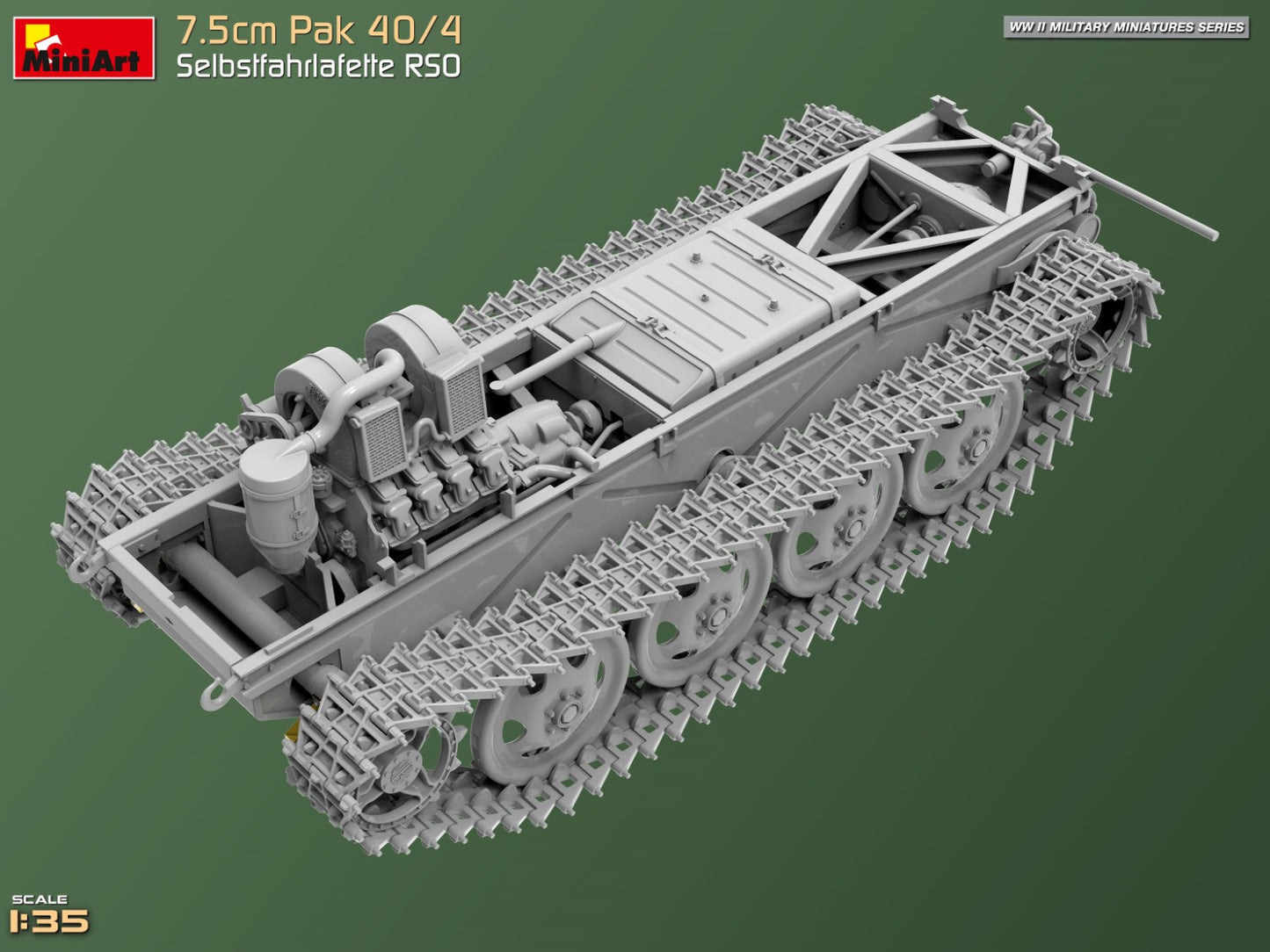 1/35 MiniArt - 7.5cm PaK 40/4 Selbstfahrlafette RSO (PRE-ORDER SPRING/SUMMER 2025)