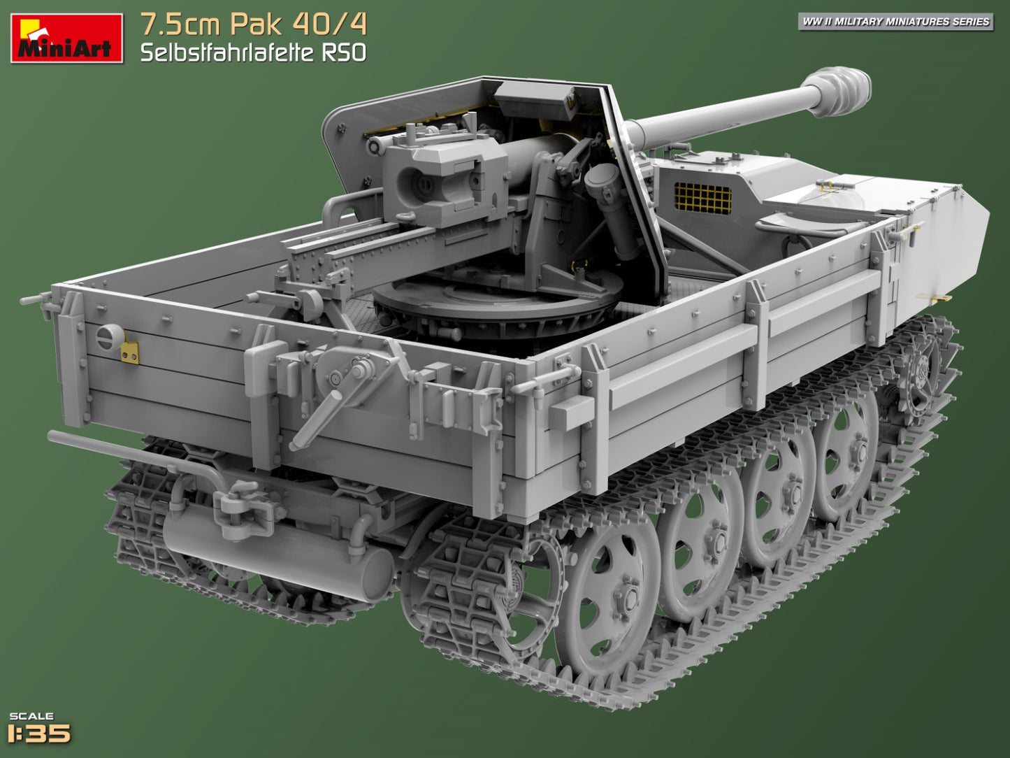 1/35 MiniArt - 7.5cm PaK 40/4 Selbstfahrlafette RSO (PRE-ORDER SPRING/SUMMER 2025)