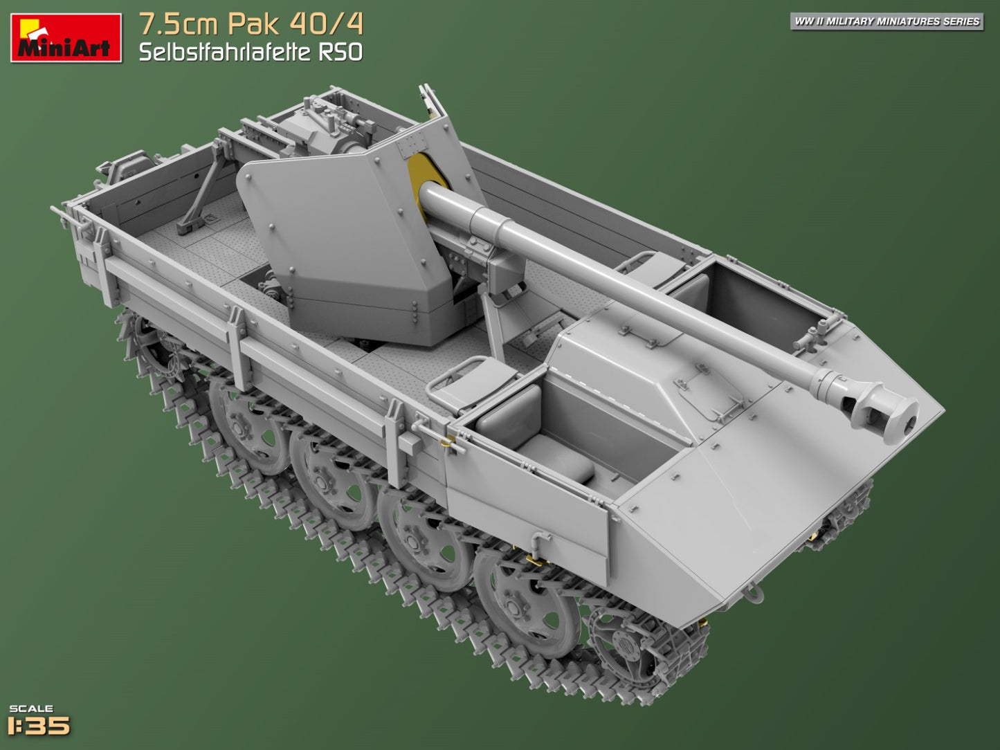 1/35 MiniArt - 7.5cm PaK 40/4 Selbstfahrlafette RSO (PRE-ORDER SPRING/SUMMER 2025)