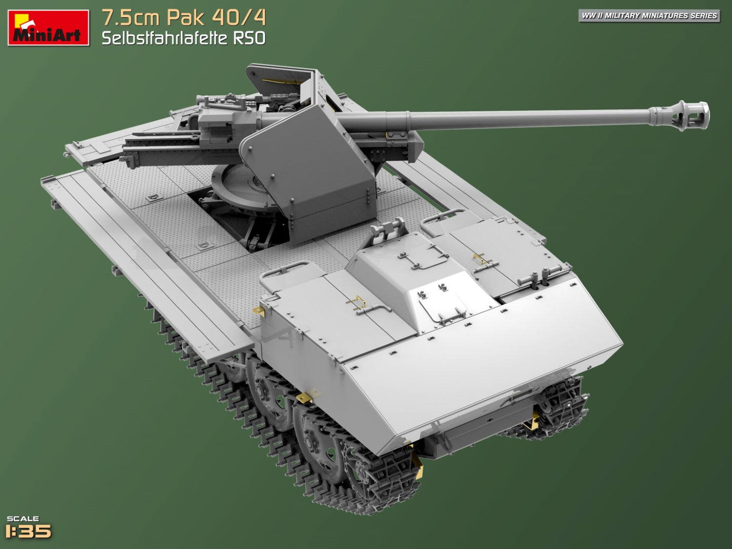 1/35 MiniArt - 7.5cm PaK 40/4 Selbstfahrlafette RSO (PRE-ORDER SPRING/SUMMER 2025)
