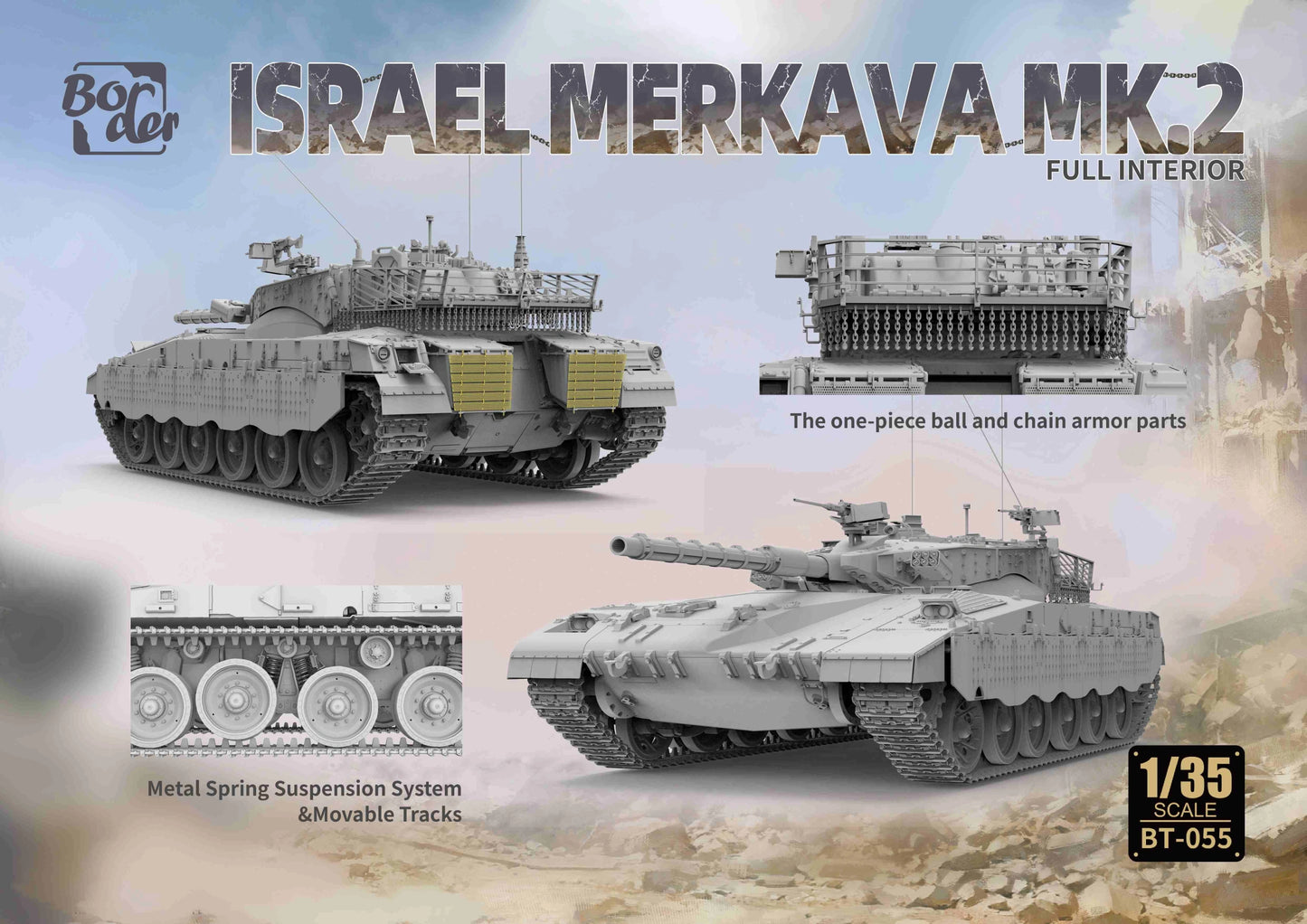 1/35 Border Model - Israel Merkava Mk.2 (PRE-ORDER)