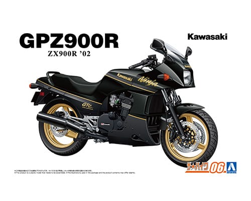 1/12 Aoshima - Kawasaki GPZ900R Ninja '02