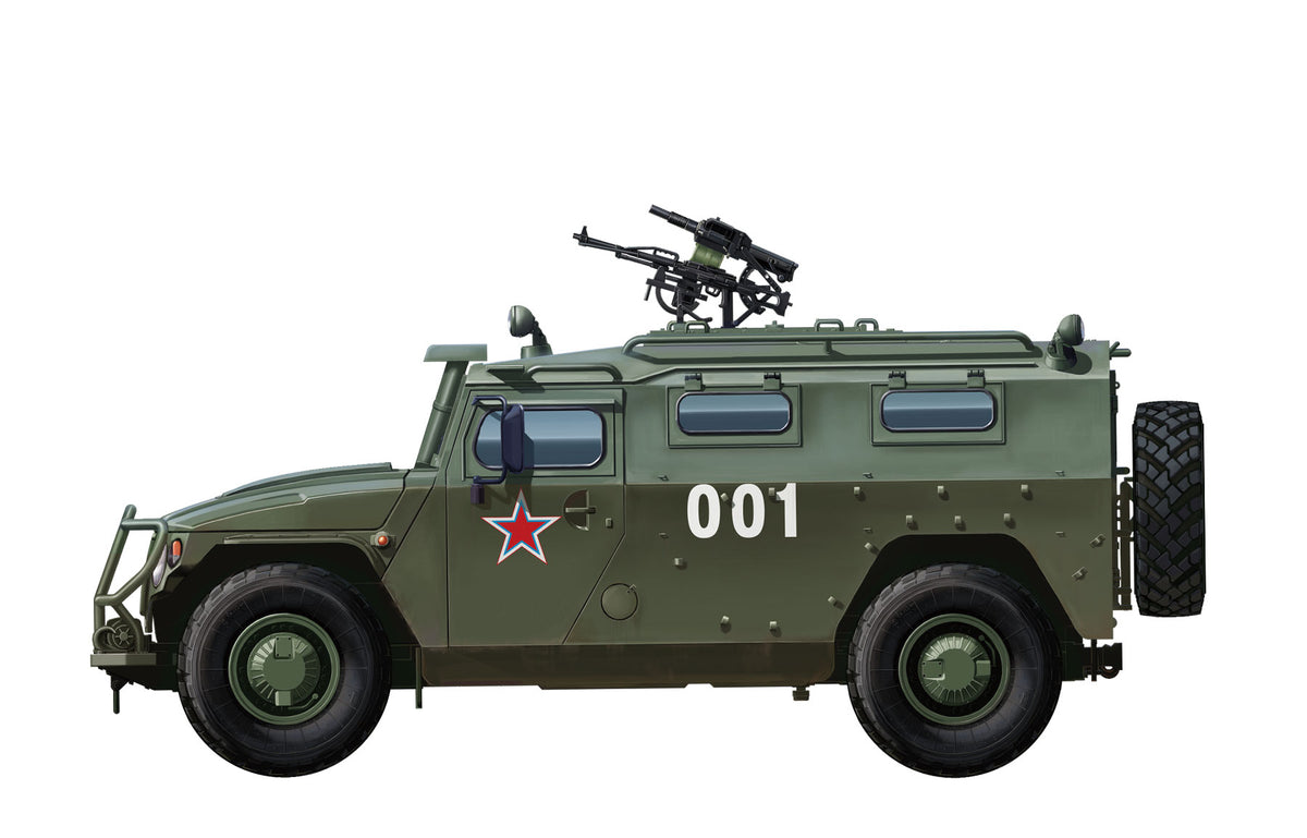 Meng 1/35 Russian GAZ-233014 STS Tiger Armoured Vehicle model kit VS-003, image 12