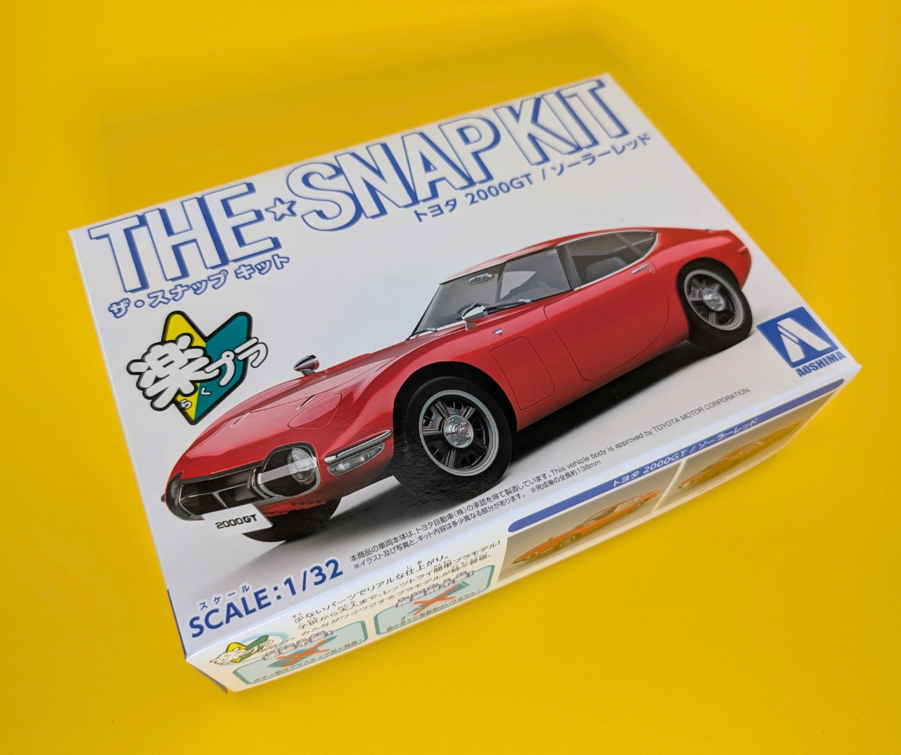 1/32 Aoshima - Snap Kit Toyota 2000GT Solar Red