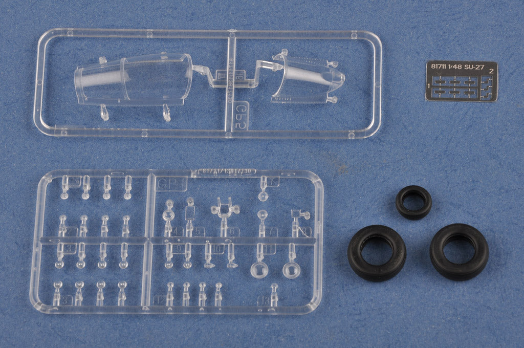 Hobby Boss 1/48 Sukhoi Su-27 Flanker Early model kit 81712, image 13