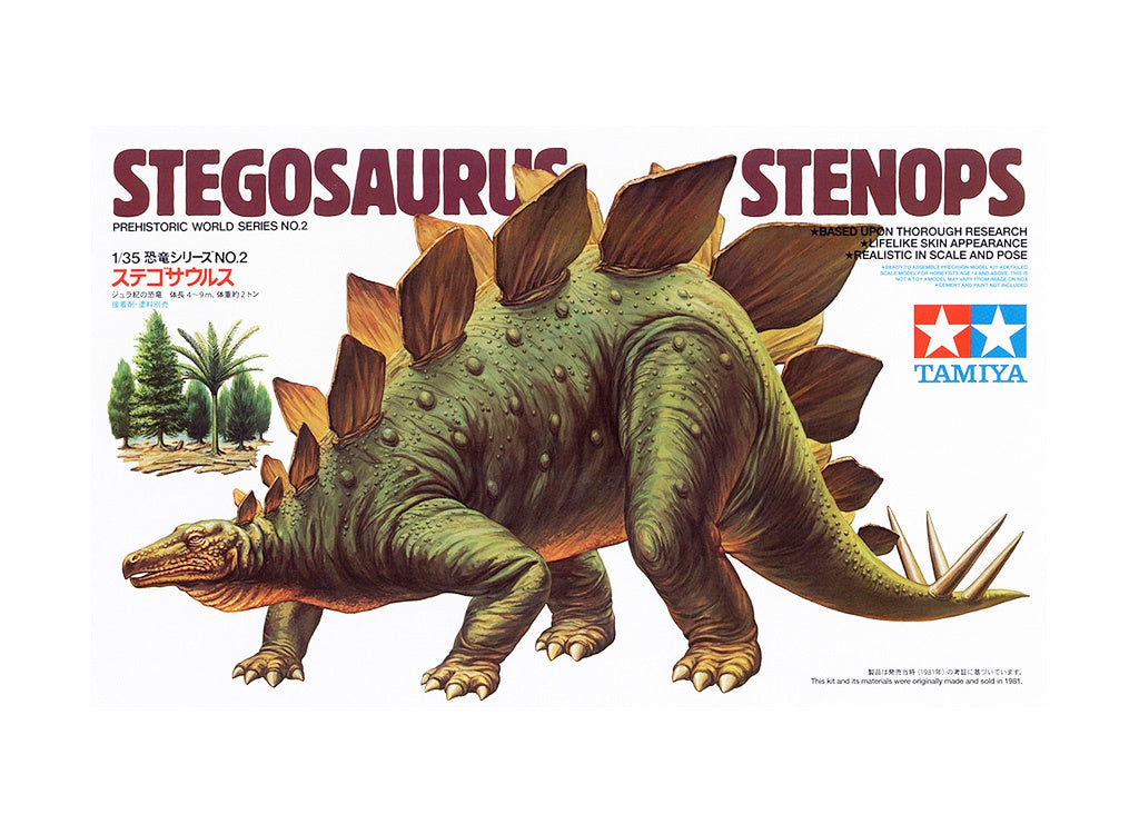 Tamiya Dinosaurs - Stegosaurus Stenops 1/35 60202