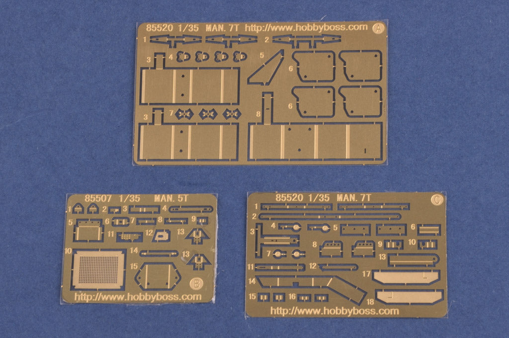 Hobby Boss 1/35 Bundeswehr LKW 7t Dump Truck model kit 85520, image 12