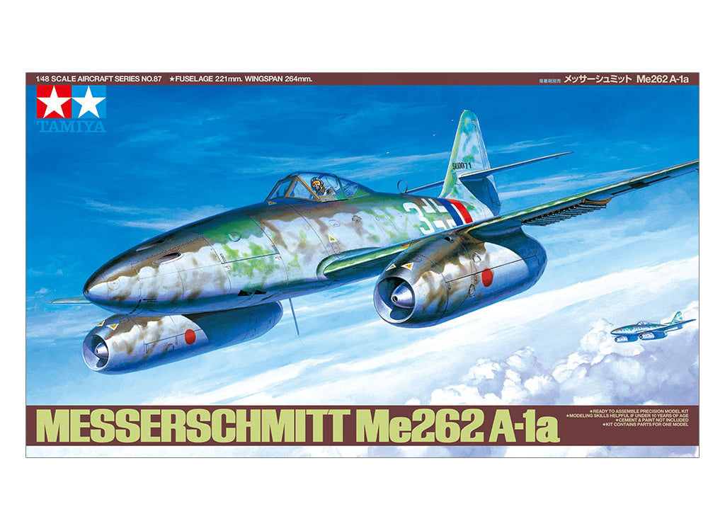 Tamiya 1/48 Aircraft - Me262 A-1A - 61087