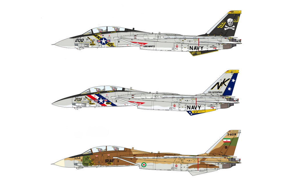 Tamiya 1/48 Aircraft - 1/48 F-14A Tomcat - 61114