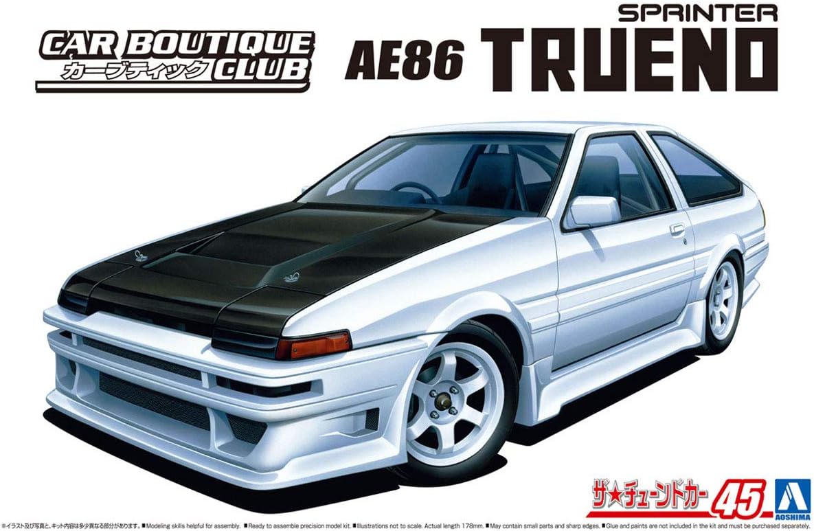 1/24 Aoshima - Toyota AE86 Trueno Sprinter (Car Boutique)