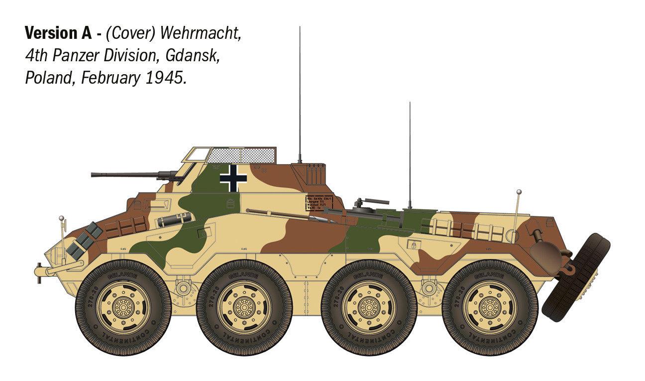 1/35 Italeri - Sd.Kfz. 234/1