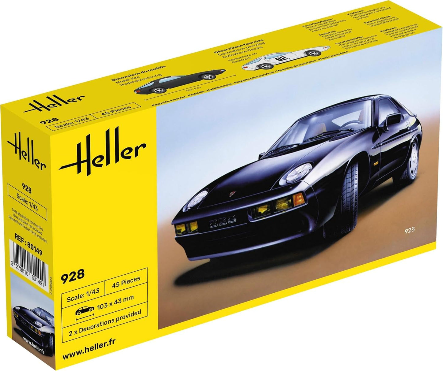 1/43 Heller - Porsche 928