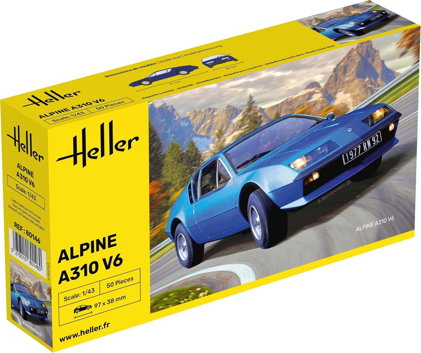 1/43 Heller - Renault Alpine A310 V6
