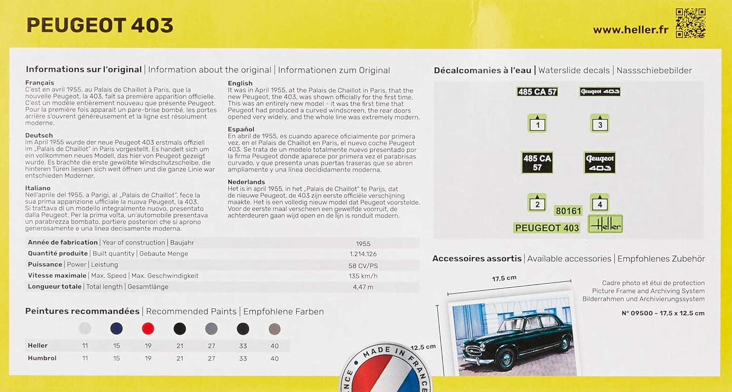 1/43 Heller - Peugeot 403