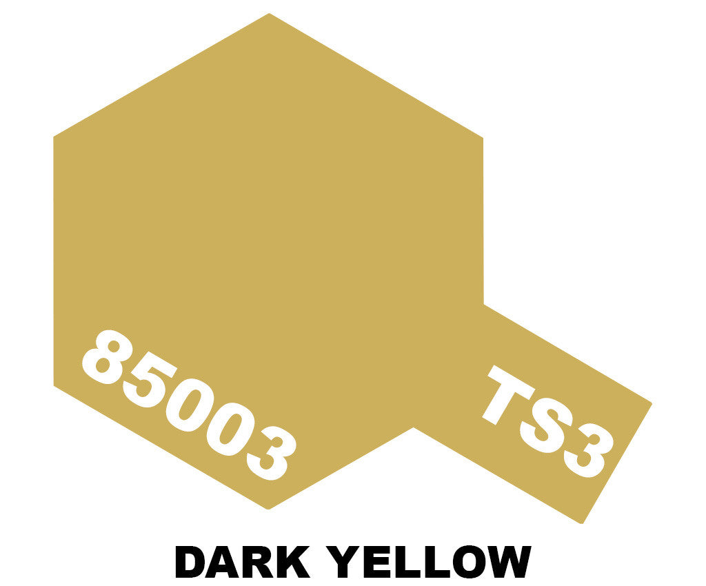 Tamiya TS Sprays - TS-3 Dark Yellow - 85003