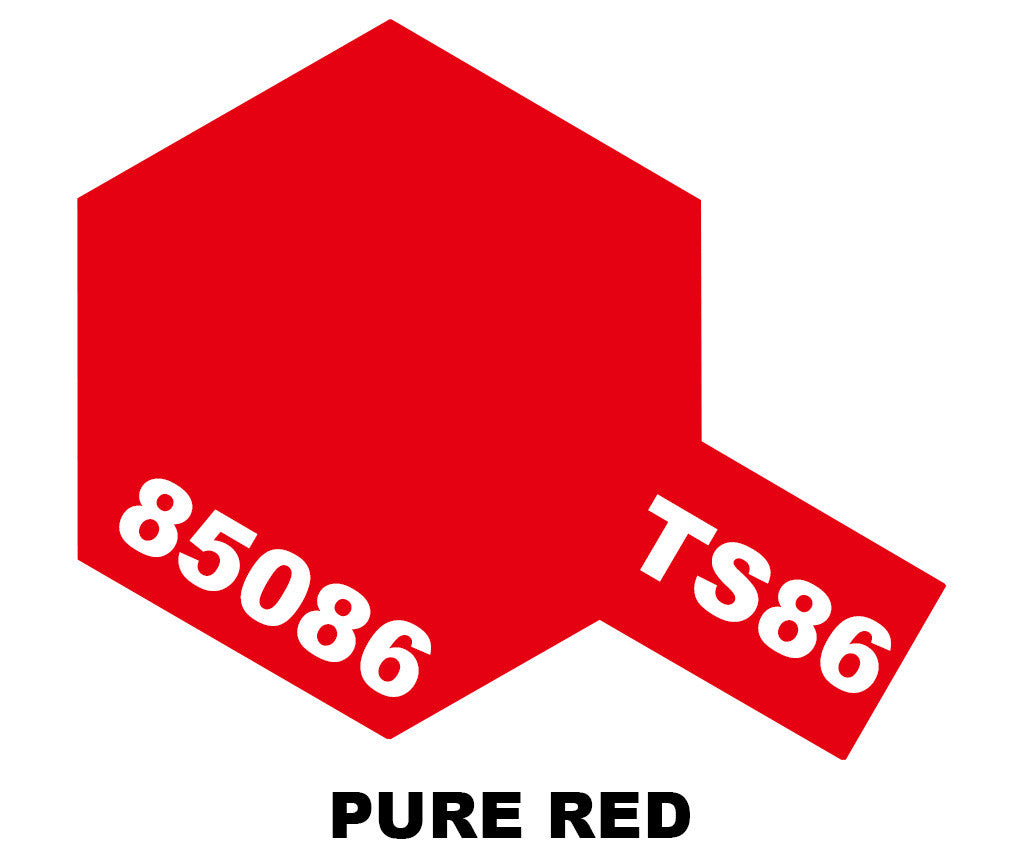 Tamiya TS Sprays - TS-86 Pure Red - 85086