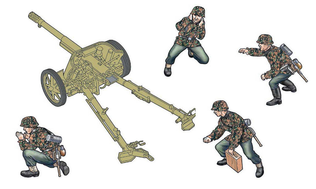 1/35 Italeri - PaK 97 / 38 AT Gun w/Crew