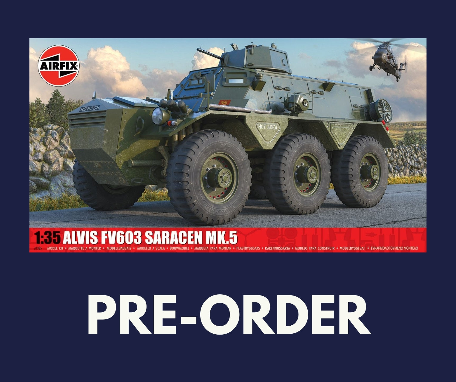 Airfix - A02328 - Saracen A.P.C. Mk. 1/2/3 - 1/72 Scale Model Airfix - A02328 - Saracen A.P.C. Mk. 1/2/3 - 1/72 Scale Model