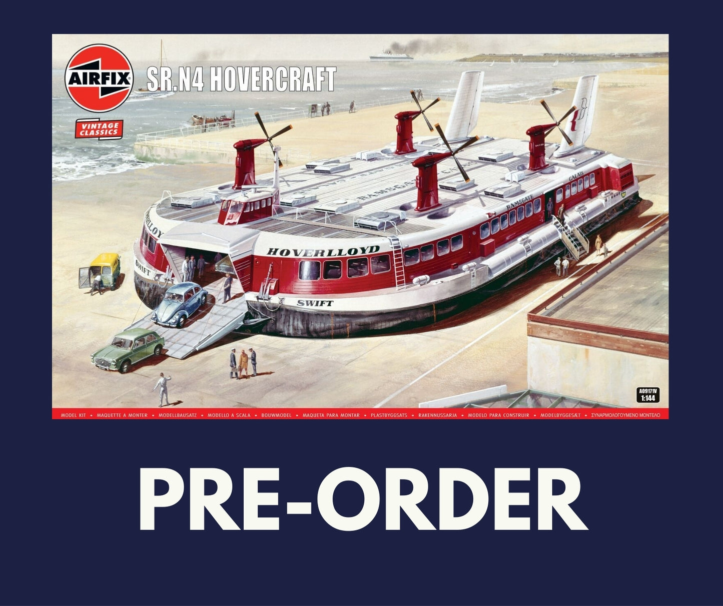 1/144 Airfix - SR.N4 Hovercraft (PRE-ORDER)