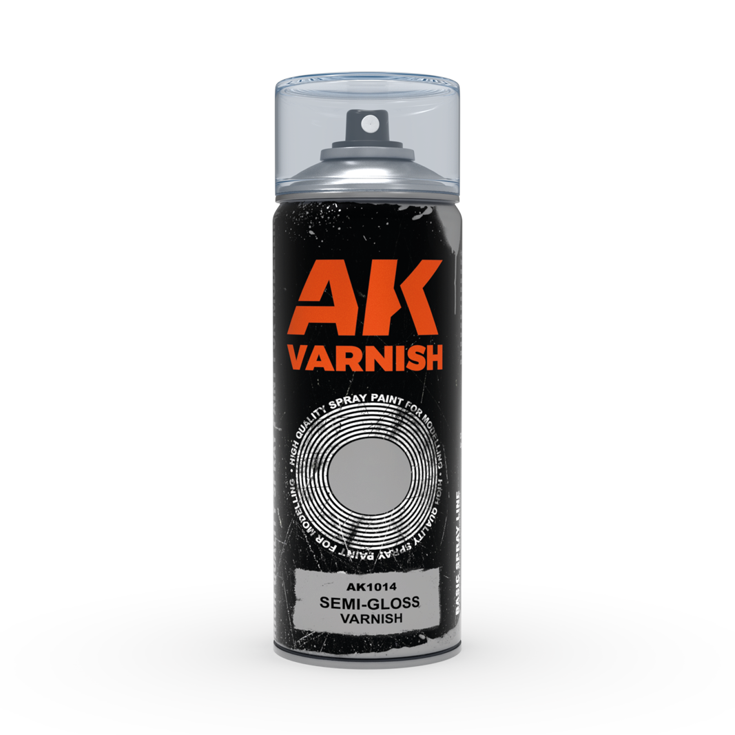 AK Interactive - Semi-Gloss Varnish Spray 400ml
